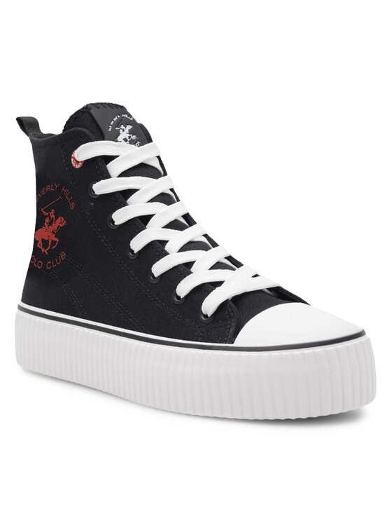 Beverly Hills Polo Club Plátenky Beverly Hills Polo Club BHPC026M Čierna