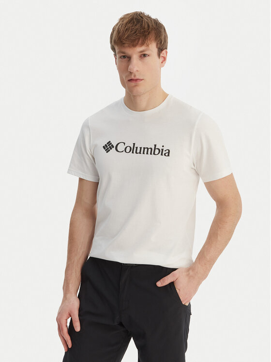 Columbia Columbia Camiseta Basic Logo™ 2155001 Blanco Regular Fit