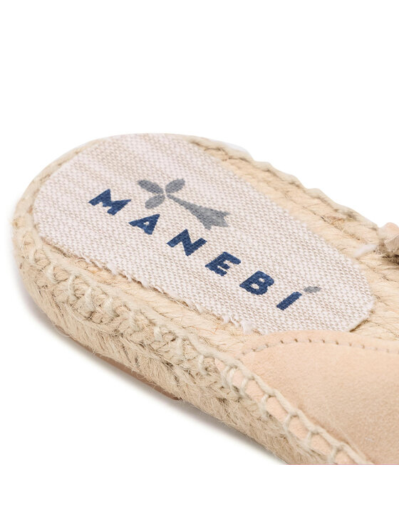 Manebi Espadrilky Manebi Mules M 1.1 M0 Béžová