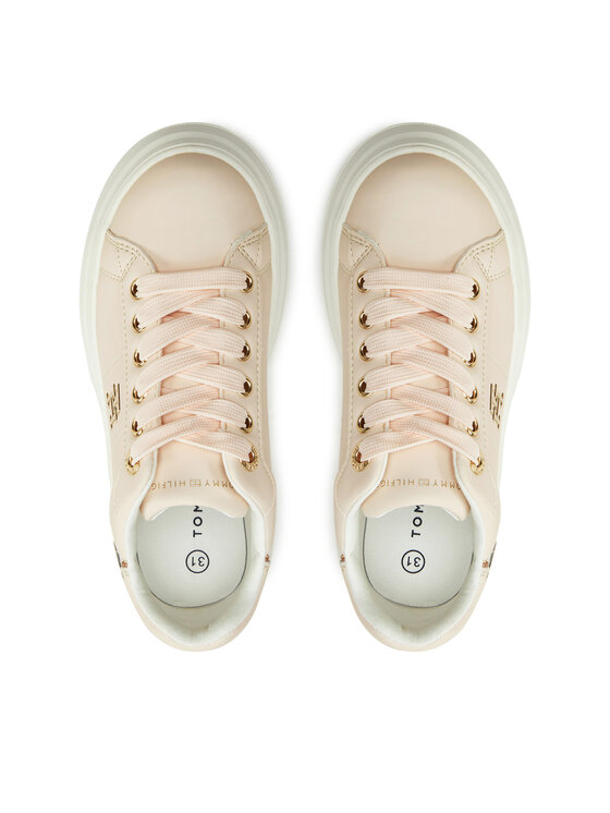Tommy Hilfiger Zapatillas Tommy Hilfiger Low Cut Lace-Up Sneaker T3A9-33749-1355 M Rosa