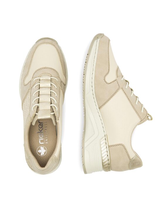 Rieker Sneakersy Rieker N4368-62 Béžová