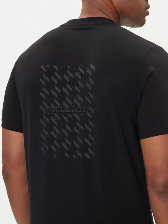 KARL LAGERFELD KARL LAGERFELD Camiseta 755034 554221 Negro Regular Fit