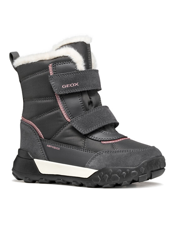 Geox Апрески Geox J Trekkyup Girl B Abx J46M7E 08V22 C1377 S Тъмносив