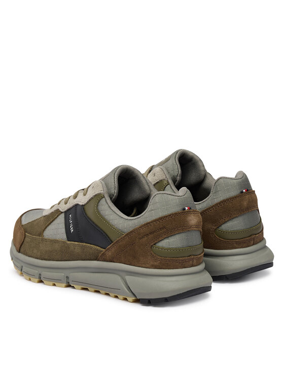 Tommy Hilfiger Sneakersy Tommy Hilfiger Hilfiger Mix Material Runner FM0FM06038 Kolorowy