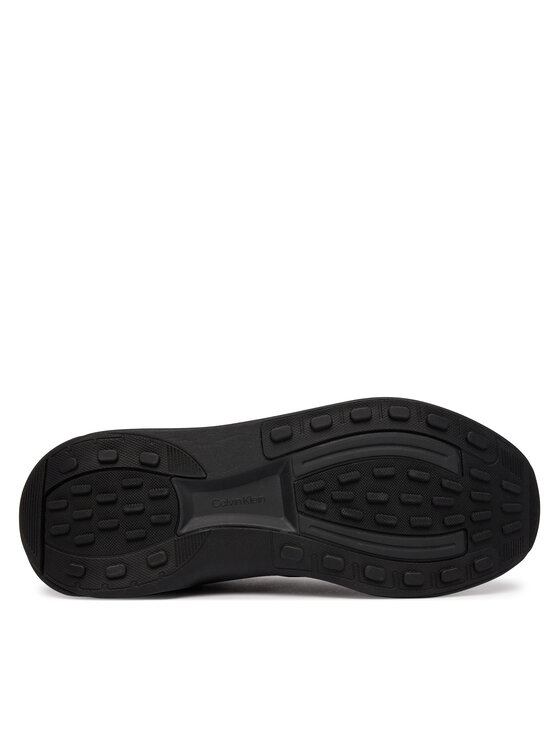 Calvin Klein Laisvalaikio batai Calvin Klein Chunky Run Laceup Stripe Ny HM0HM02160 Juoda