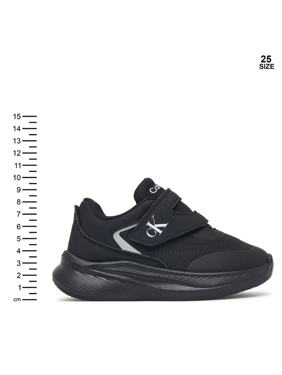 Calvin Klein Sportcipők Calvin Klein Low Cut Velcro Sneaker V1X9-83478-1861 M Fekete