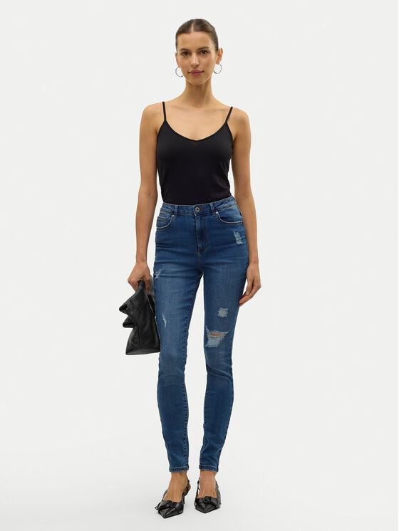 Vero Moda Vero Moda Marškinėliai My Soft 10152911 Juoda Regular Fit