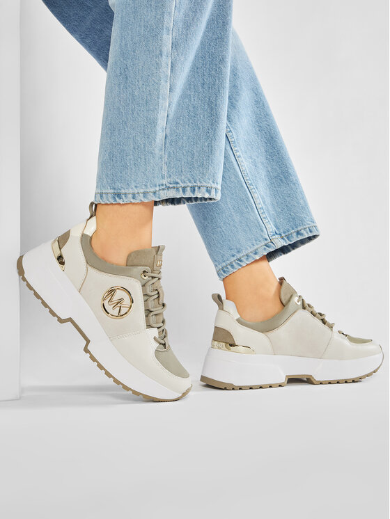 MICHAEL Michael Kors Αθλητικά MICHAEL Michael Kors Cosmo Trainer 43F9CSFS2S Μπεζ