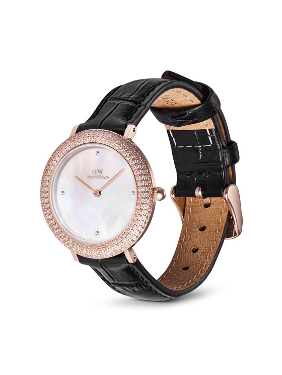 Daniel Wellington Zegarek Daniel Wellington Crystalline Bezel 32 DW00100827 Różowe złoto