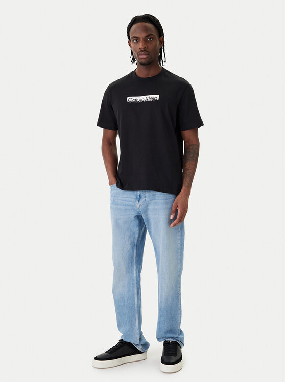 Calvin Klein Calvin Klein Camiseta LV04LF812G Negro Slim Fit