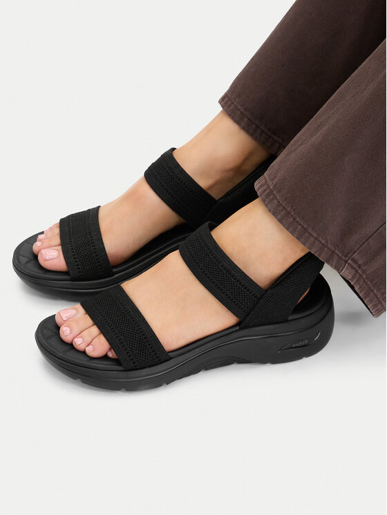 Skechers Sandały Skechers Slip-Ins: Arch Fit 2.0 Sandal - Kennedy 140844/BBK Czarny