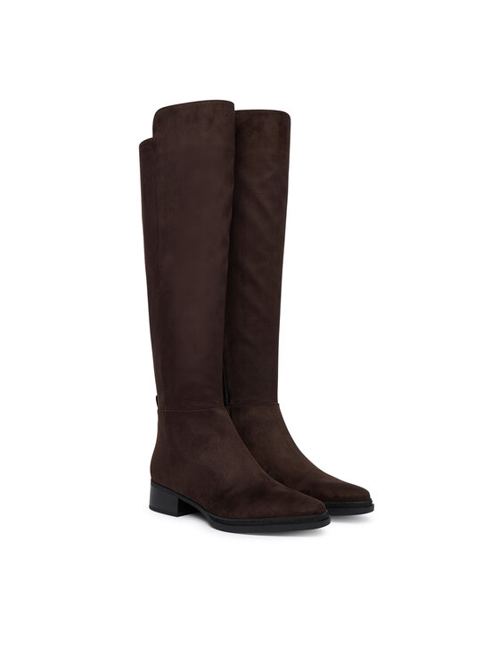 MICHAEL Michael Kors Kozačky MICHAEL Michael Kors Lex Boot 40F6LXMB1S Tmavě hnědá