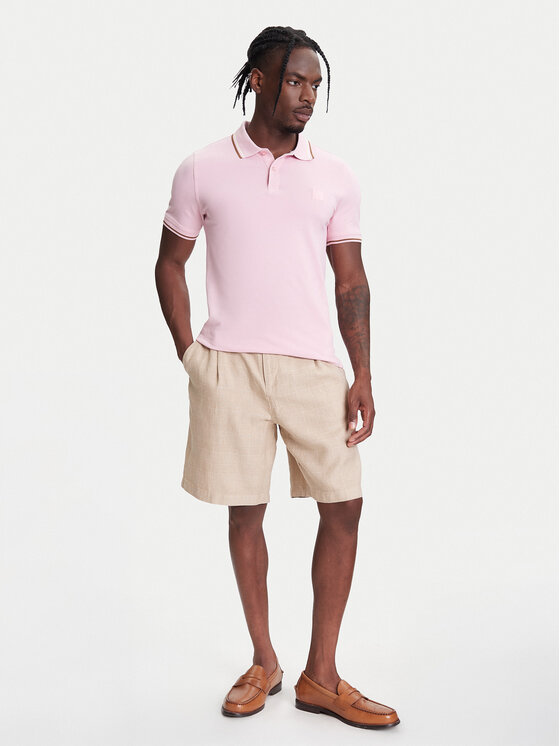 United Colors Of Benetton United Colors Of Benetton Polo majica 3F9HU302E Roza Regular Fit