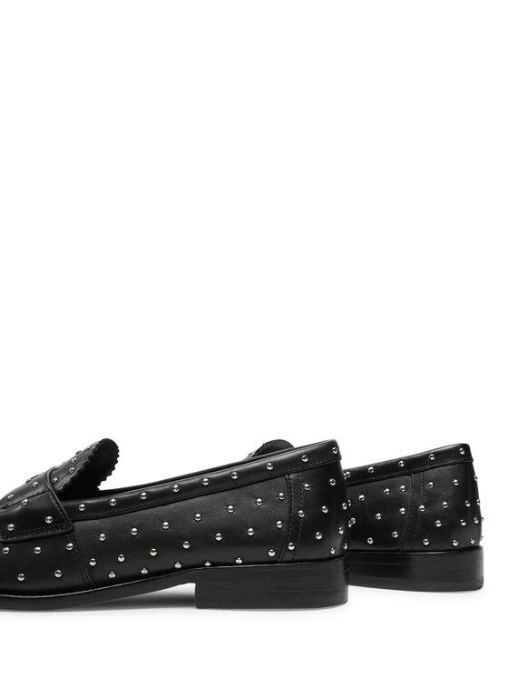 Tory Burch Мокасини Tory Burch Studded Classic Loafer 159881 Чорний