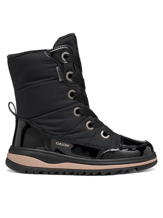 Geox Snehule Geox J Adelhide Girl B Ab J16EWA 0FUHH C9999 S Čierna