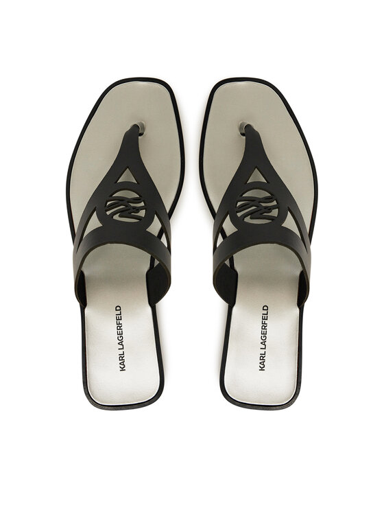 KARL LAGERFELD В'єтнамки KARL LAGERFELD Skoot II KL80407 Чорний