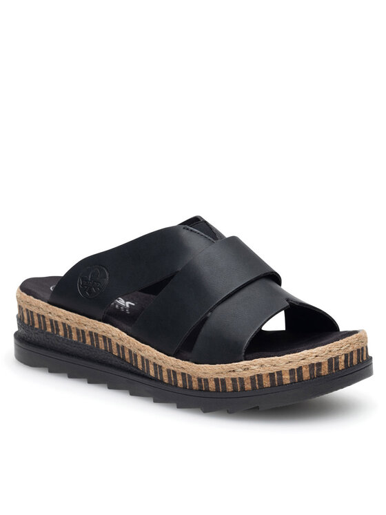 Rieker Espadryle Rieker V7989-00 Czarny