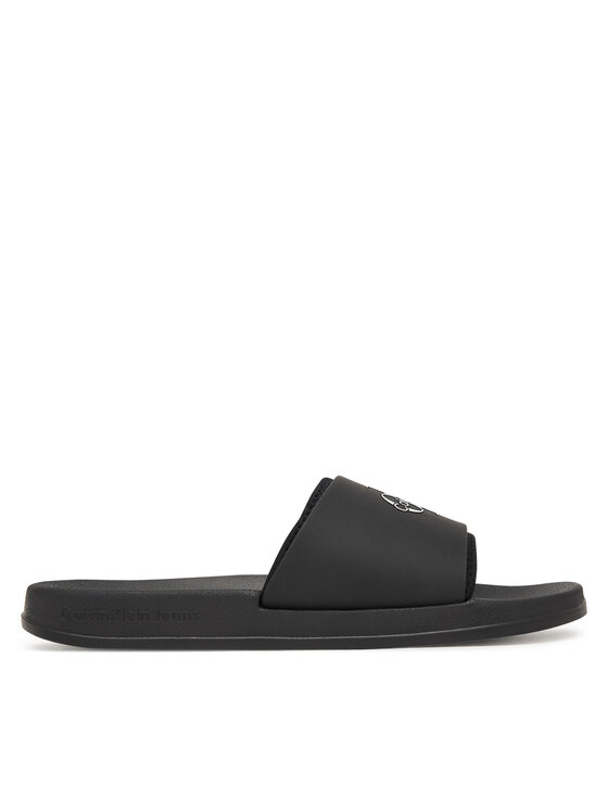 Calvin Klein Natikače Calvin Klein Ess Slide Rubber Neoprene HM0HM02229 Crna