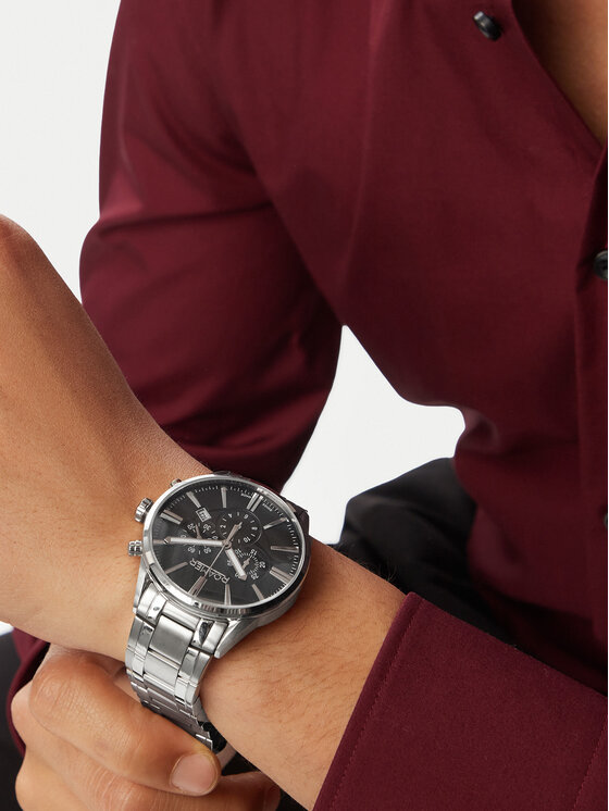 Roamer Годинник Roamer Superior Chrono 508837 41 55 50 Срібний