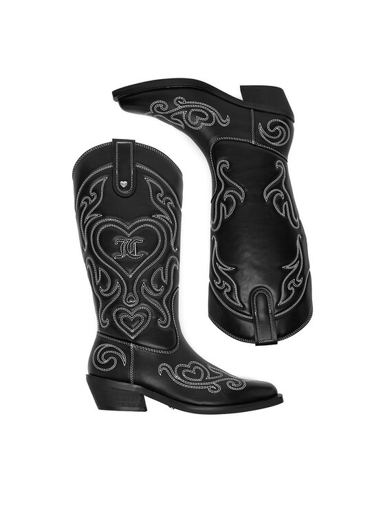 Juicy Couture Kovboju apavi Juicy Couture CEO-HY24113-10 Melns