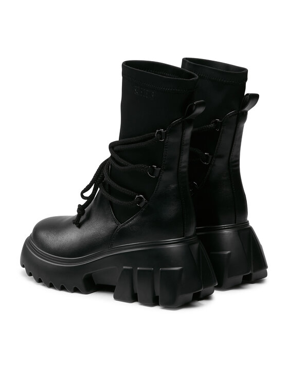Big Star Shoes Botki Big Star Shoes MM274590 Czarny