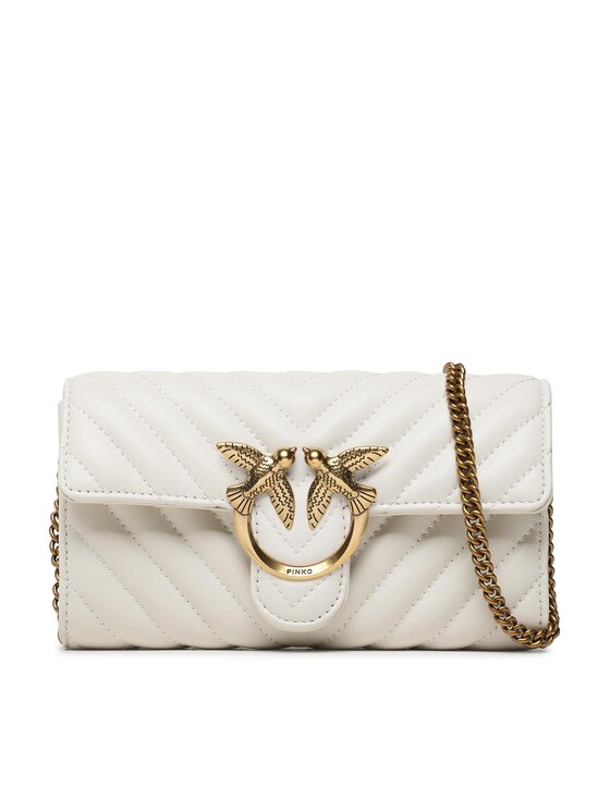 PINKO Geantă PINKO Love Mini Icon Wallet C PE 23 PLTT 100062 A0GK Crem