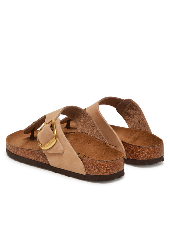 Birkenstock В'єтнамки Birkenstock Gizeh Big Buckle LENB 1024007 Бежевий