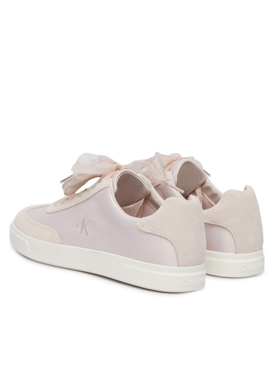 Calvin Klein Sneakersy Calvin Klein Low Pro Cupsole Wt Satin Mix HW0HW03288 Svetloružová