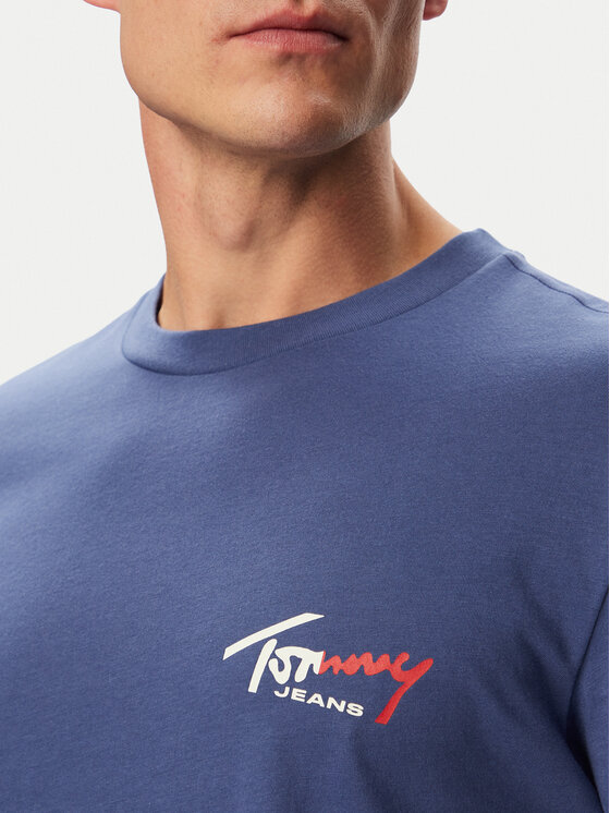 Tommy Jeans Tommy Jeans Camiseta DM0DM22538 Azul Regular Fit