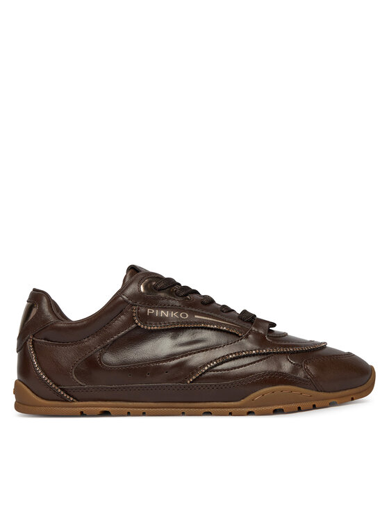 PINKO Sneakers PINKO Yulia 04 SS0223P003 Maro închis