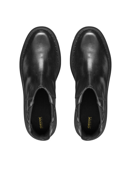 Geox Členková obuv s elastickým prvkom Geox D Felleny D46XEC 043NH C9999 Čierna