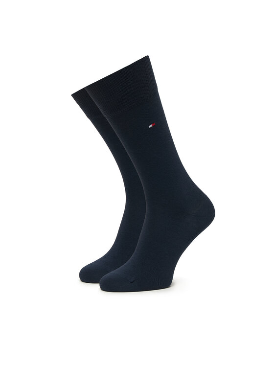 Tommy Hilfiger Дълги чорапи Tommy Hilfiger 701241158 Тъмносин