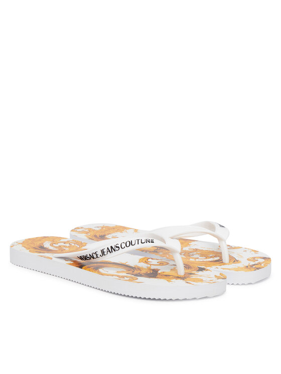 Versace Jeans Couture В'єтнамки Versace Jeans Couture 80VA3SQ7 ZSS80 Білий