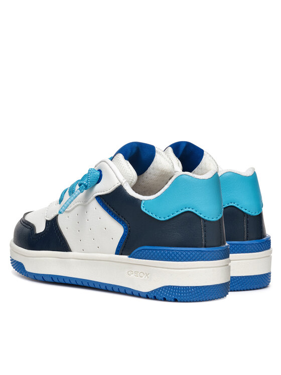 Geox Snīkeri Geox J Washiba J45LQB 5411 C1343 S Balts
