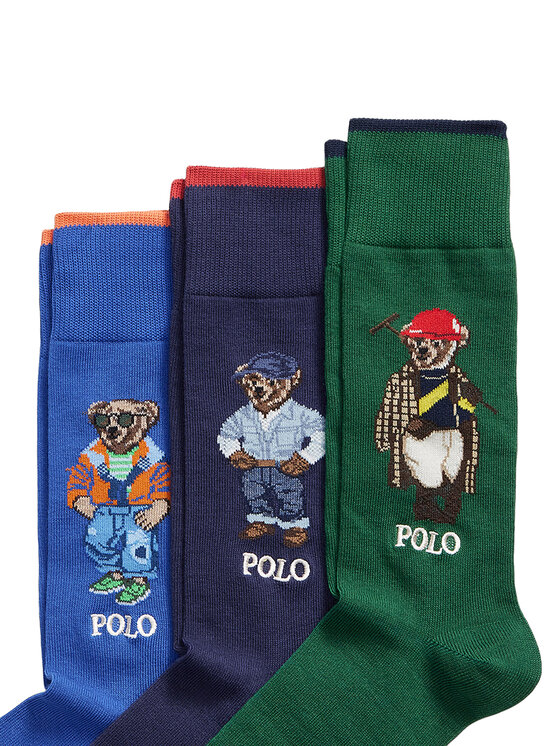 Polo Ralph Lauren Dolge nogavice Polo Ralph Lauren 449P14712001 Pisana