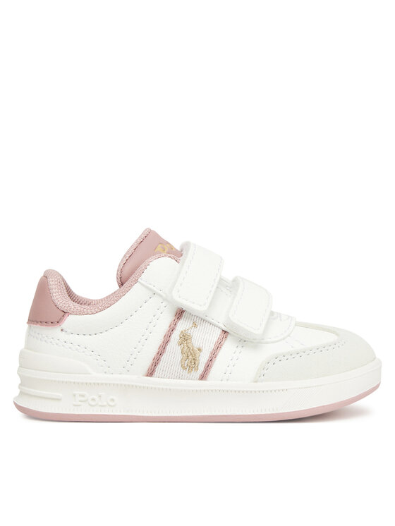 Polo Ralph Lauren Снікерcи Polo Ralph Lauren Heritage Court III T-Toe Ez RL03360101 Білий