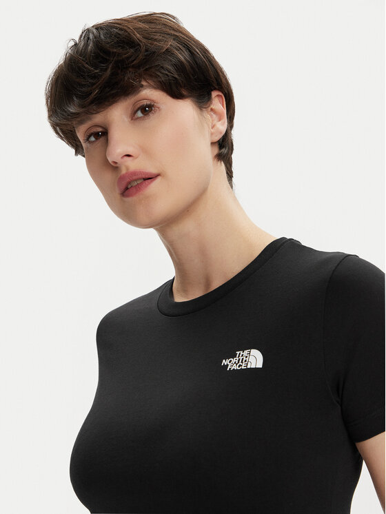 The North Face The North Face Marškinėliai Simple Dome NF0A87NH Juoda Regular Fit