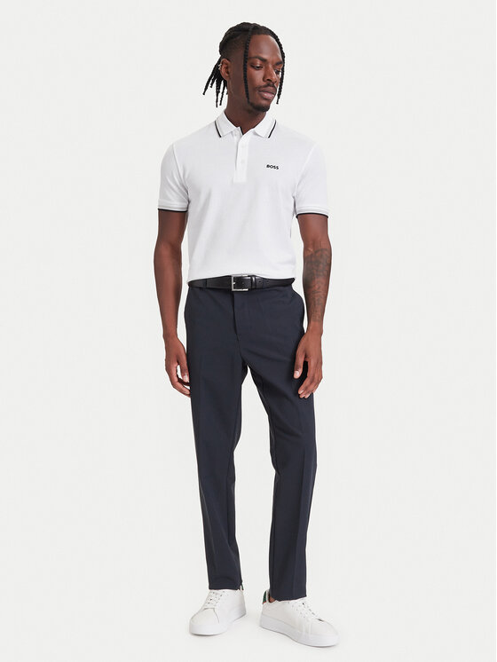 BOSS BOSS Polo Paddy 50469055 Blanco Regular Fit