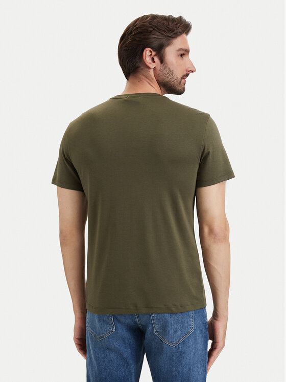 Calvin Klein Calvin Klein Camiseta LV04LG222G Caqui Slim Fit