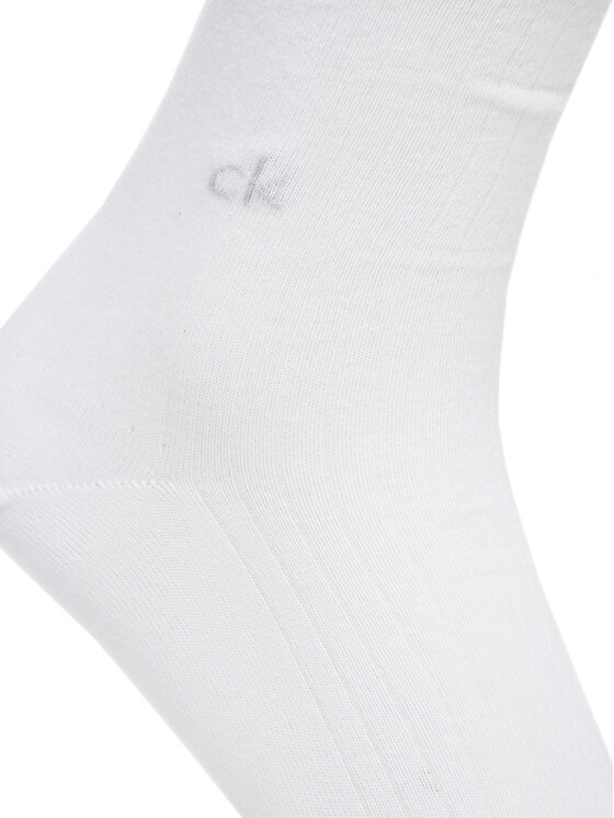Calvin Klein Дълги чорапи Calvin Klein 701229681 Бял