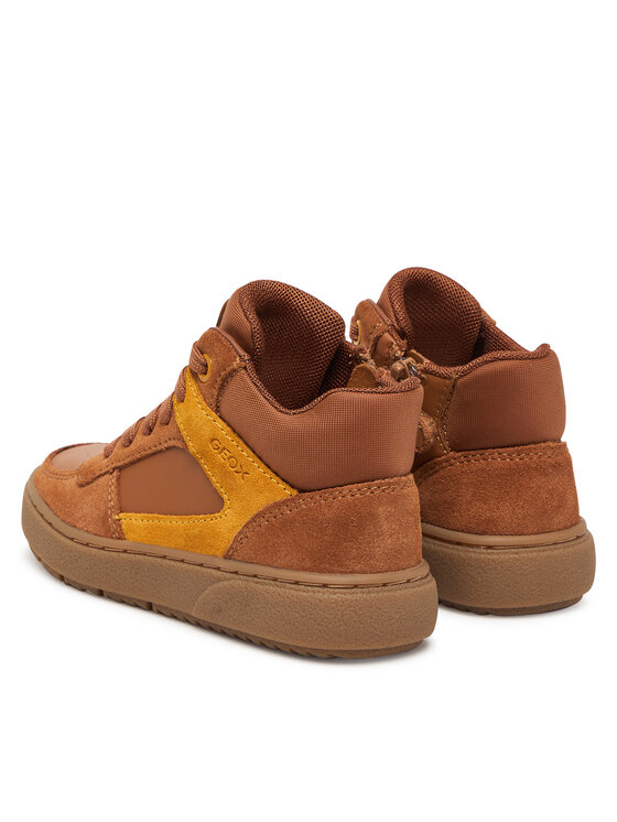 Geox Sneakersy Geox J Theleven Boy J46LDC 05422 C6689 M Brązowy
