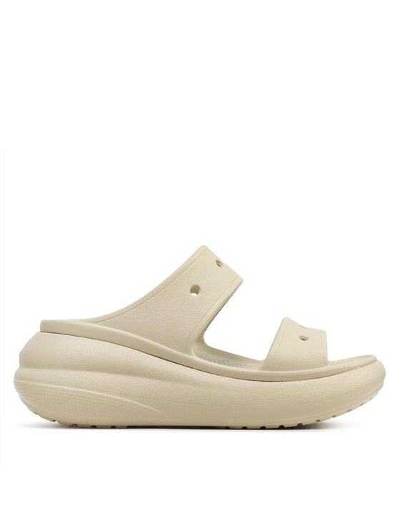 Crocs Klapki Crocs Classic Crush Sandal 207670 Beżowy
