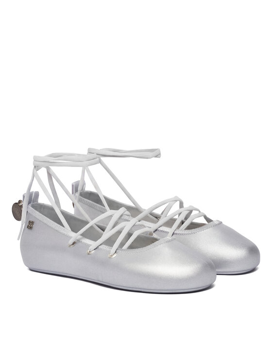 Melissa Балетки Melissa Melissa Beta Ad 38020 Срібний
