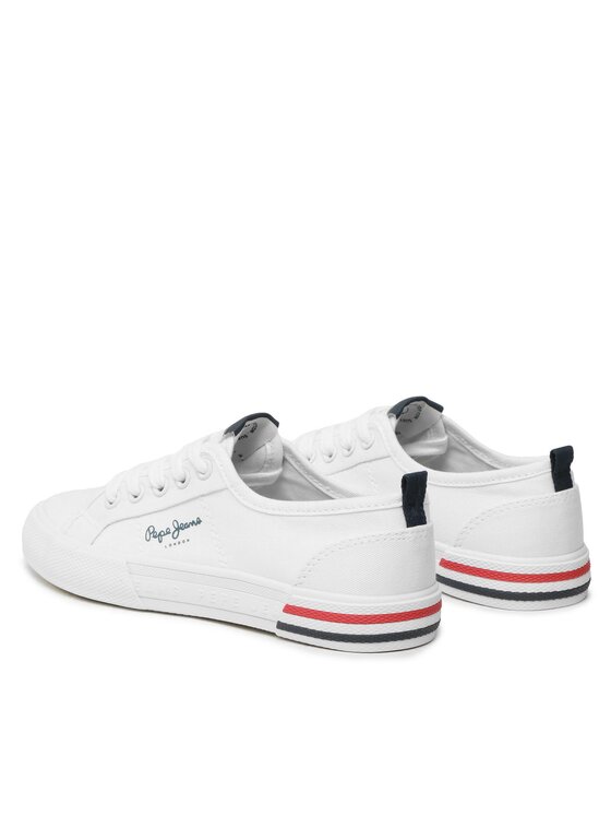 Pepe Jeans Кросівки Pepe Jeans Brady Basic Boy PBS30549 Білий
