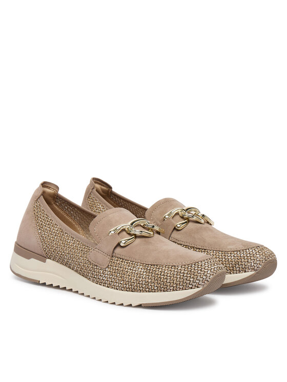 Caprice 9 9 24505 46 326 G Instappers Beige Suede Dames