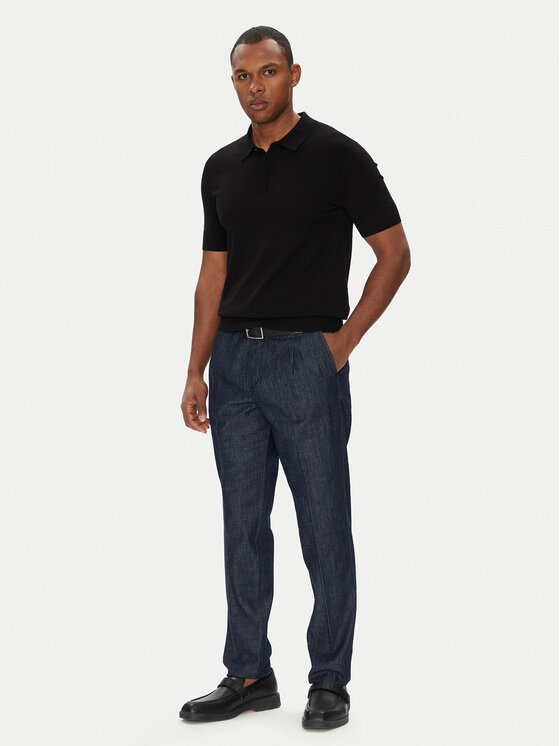 HUGO HUGO Polo marškinėliai San Peter-CV 50536672 Juoda Regular Fit