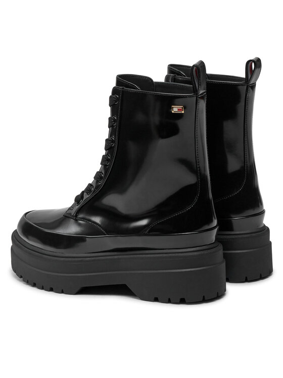 Tommy Hilfiger Botines planos Tommy Hilfiger FW0FW07953 Negro