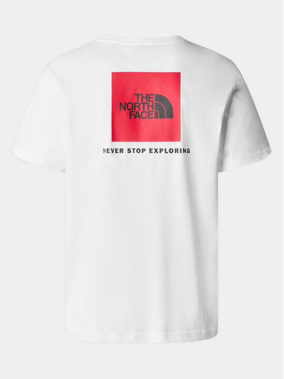 The North Face The North Face Majica Redbox NF0A87NP Bela Regular Fit