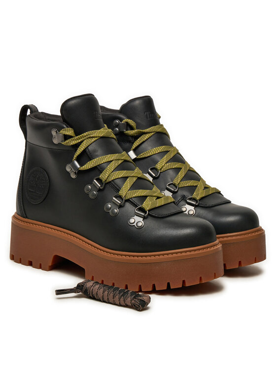 Timberland Туристически oбувки Timberland Stone Street Mid TB0A27VJW021 Черен