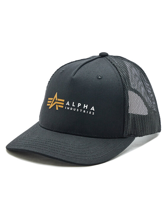 Alpha Industries Бейсболка Alpha Industries Label 106901 Чорний